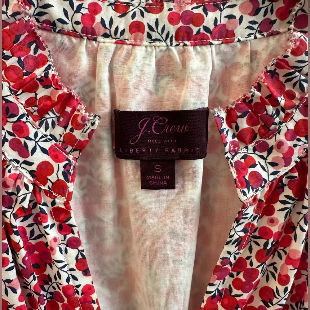 JCREW Liberty floral dress sz S - Picture 5 of 8